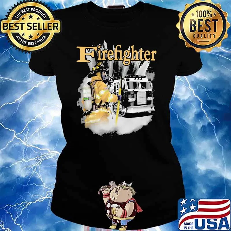 Official Proud Firefighter Shirt Ladies tee