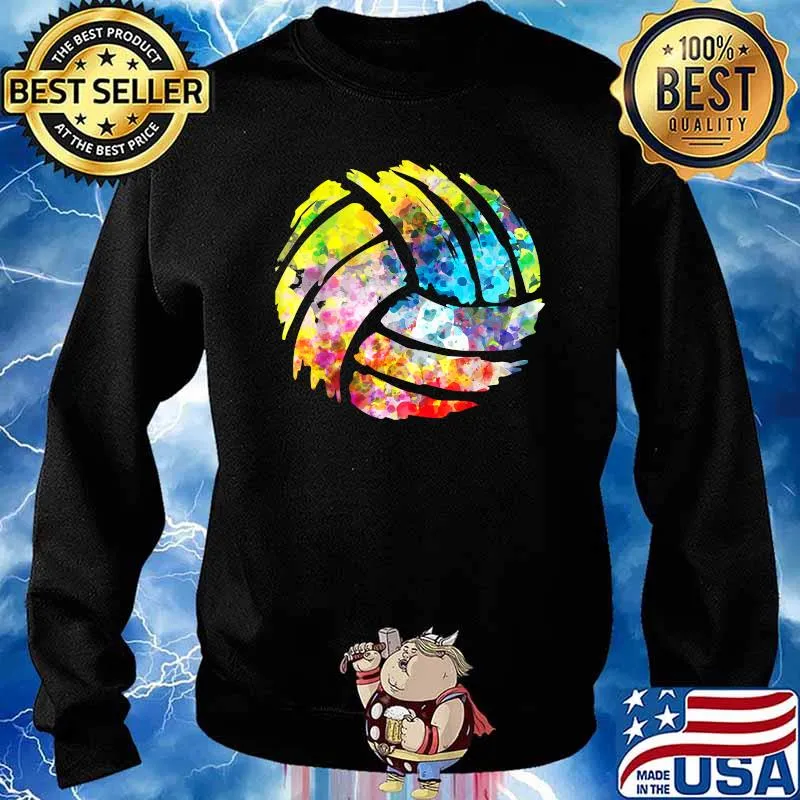 Official Volleyball Watercolor T-Shirt Sweater