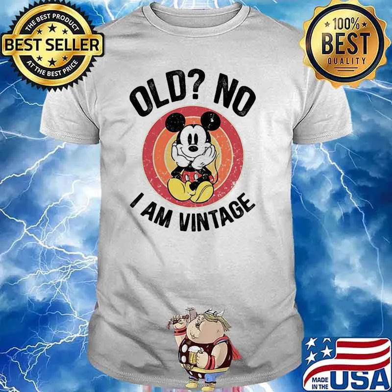 Old no i am vintage mickey shirt