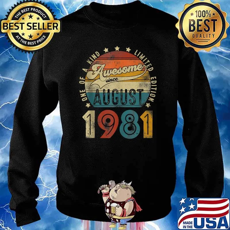 One of a kind limited edition august 1981 vintage t-s Sweater