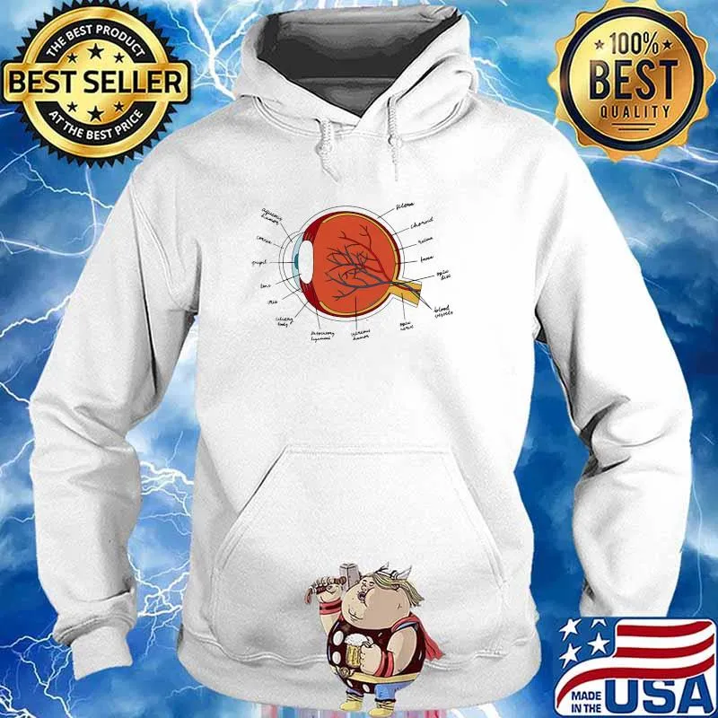 Optometry Anatomy Eye Shirt Hoodie