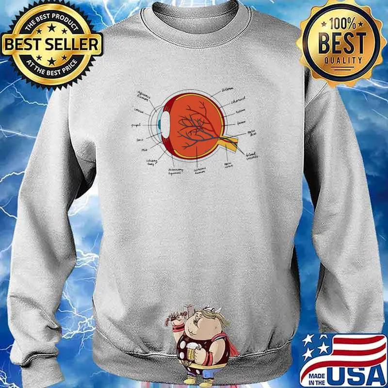 Optometry Anatomy Eye Shirt Sweater