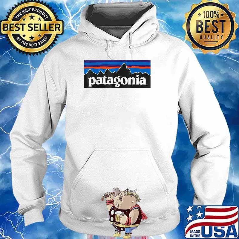 Patagonia Flag Mountain T-Shirt Hoodie