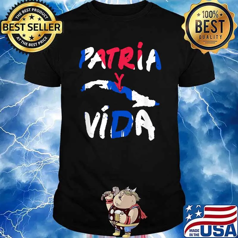 Patria Y Vida Cuba Cuban Freedom Movement Se Acabo Shirt