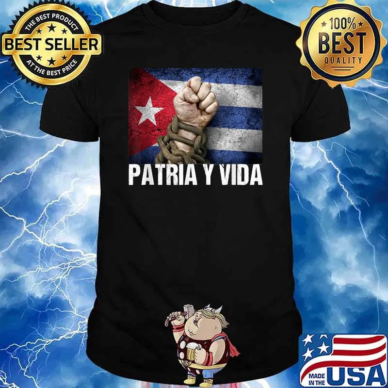 Patria-Y-Vida, Cuba Flag T-Shirt