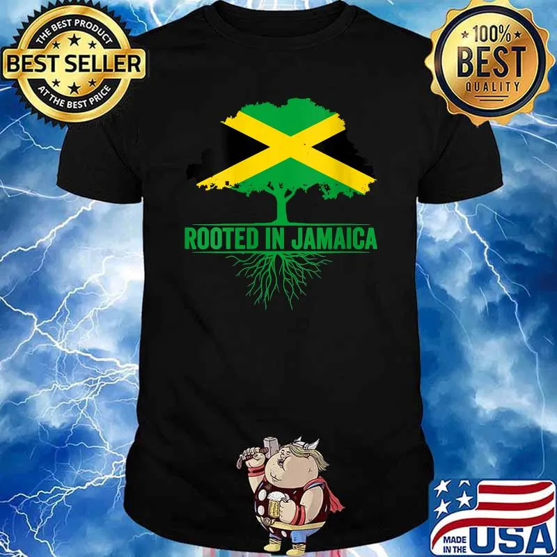 Patriotic Jamaican Flag Top For Independence Rooted In Jamaica Shirt