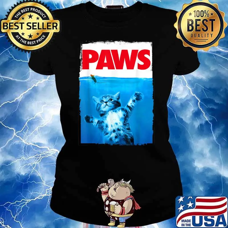 Paws Cat and Mouse Top Shirt Ladies tee