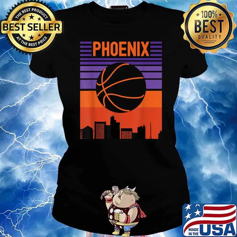 Phoenix Basketball Arizona Vintage T-Shirt Ladies tee