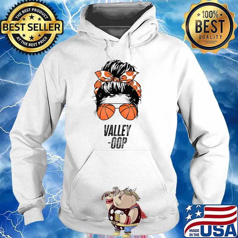 Phoenix Basketball Valley Oop Messy Bun Shirt Hoodie