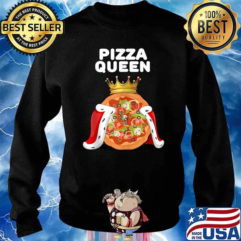 Pizza Queen Crown T-Shirt Sweater