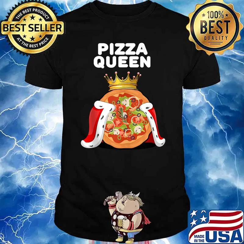Pizza Queen Crown T-Shirt