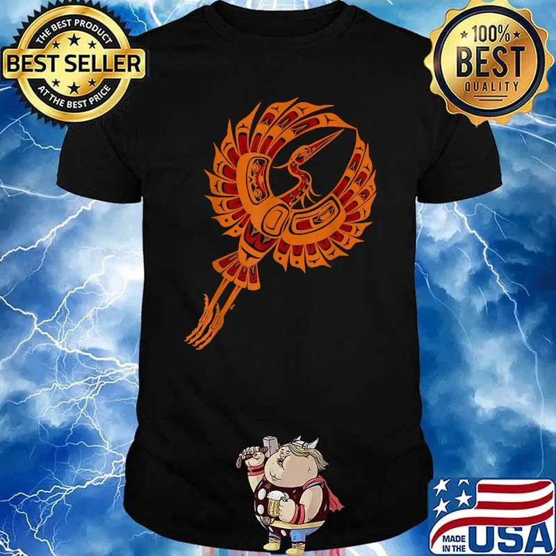 PNW Heron in Flight Tlingit style Shirt