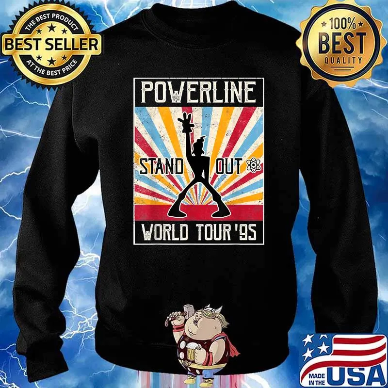 Powerline Stand Out World Tour 95 T-Shirt Sweater