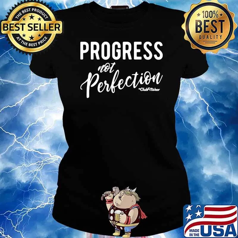 Progress Not Perfection Club Shirt Ladies tee
