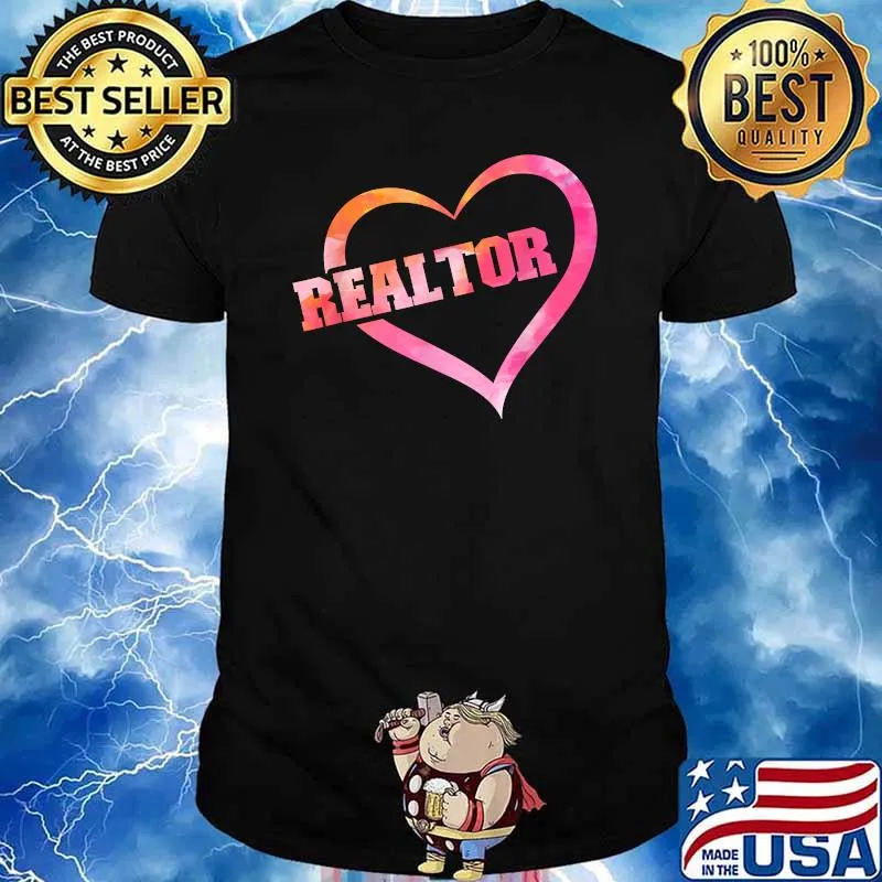 Realtor Heart Watercolor Shirt