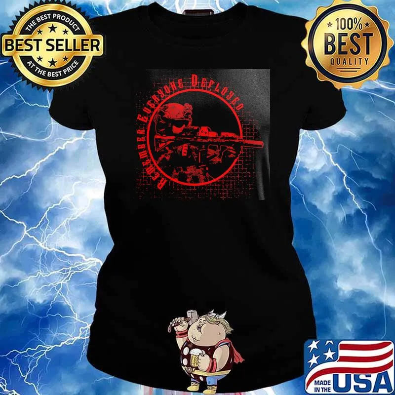 Remember Everyone Deployed R.E.D. s Ladies tee