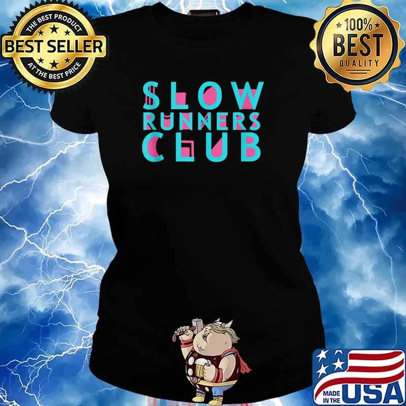 Retro Slow Runners Club Shirt Ladies tee