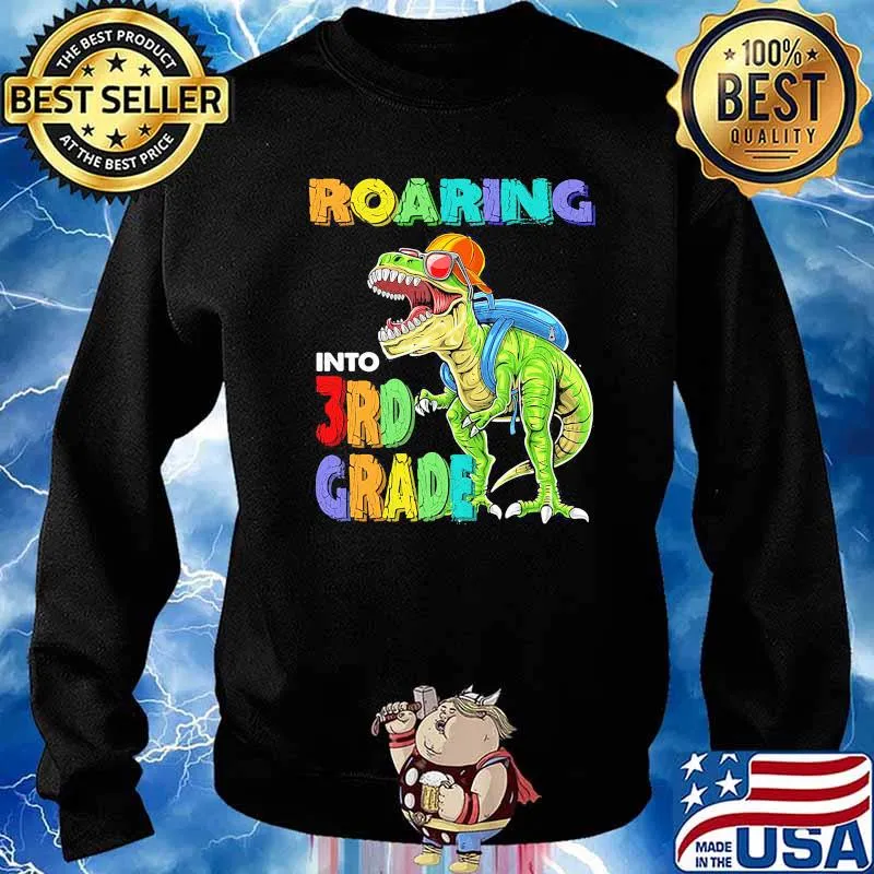 Roading into 3rd grade dausaurus s Sweater