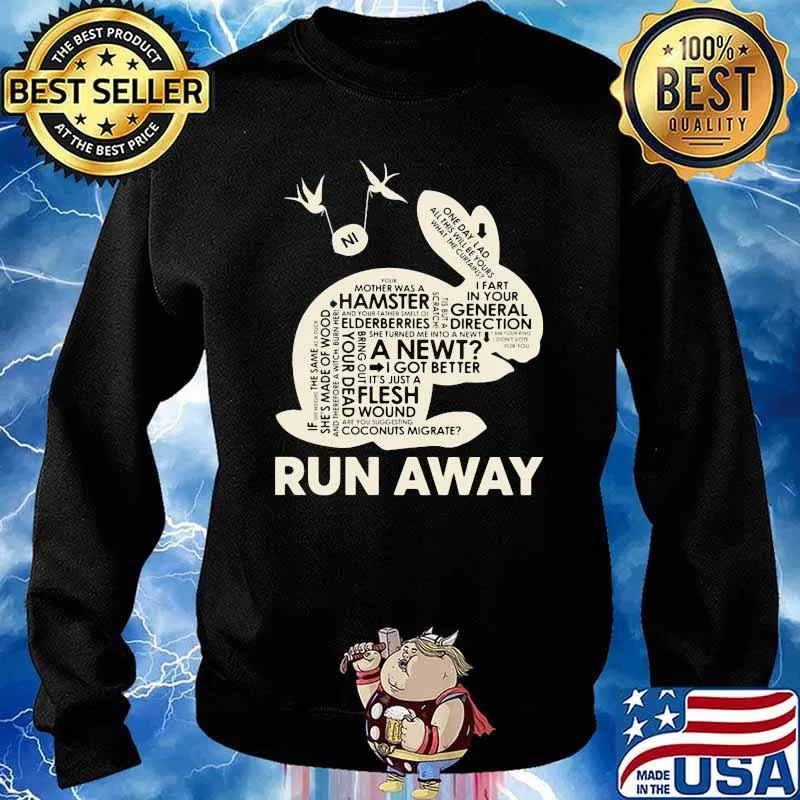 Run Away Rabbit Shirt Sweater