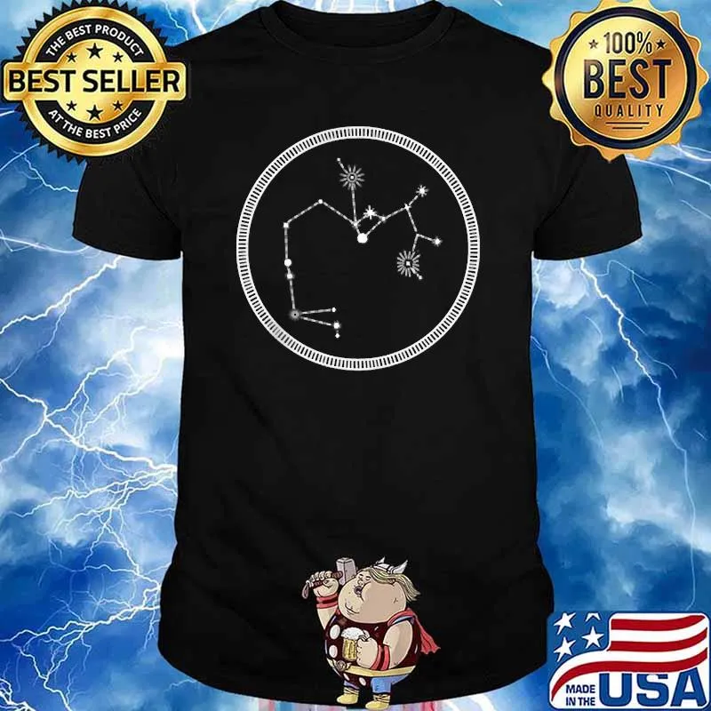 Sagittarius Zodiac Front and Back Shirt