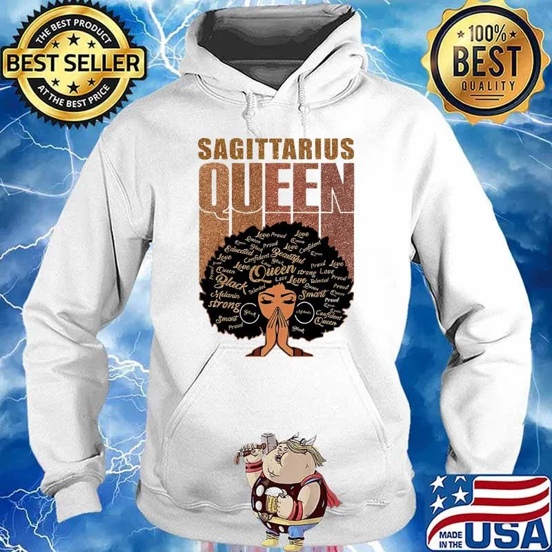 Sagittatius queen black woman s Hoodie