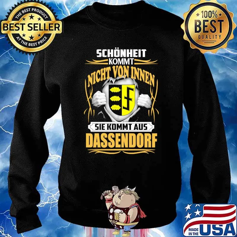 Schonheit kommt nicht von innen sie kommt aus dassendorf s Sweater