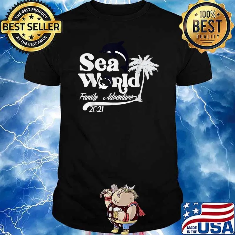Sea World Family Adventure 2021 Dolphin T-Shirt