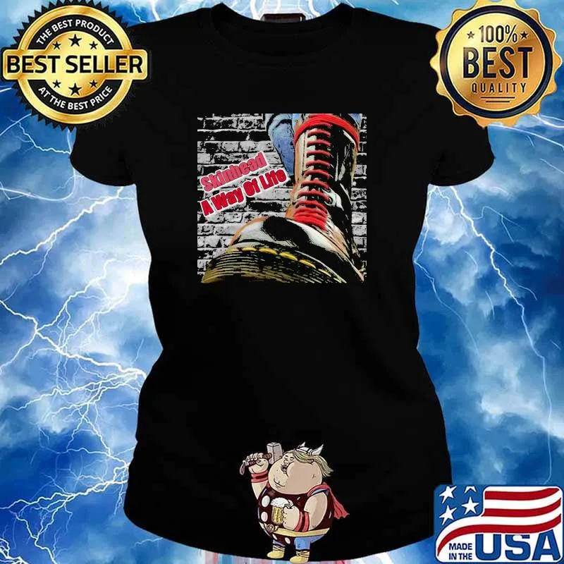 Skinhead a way of life shoe s Ladies tee
