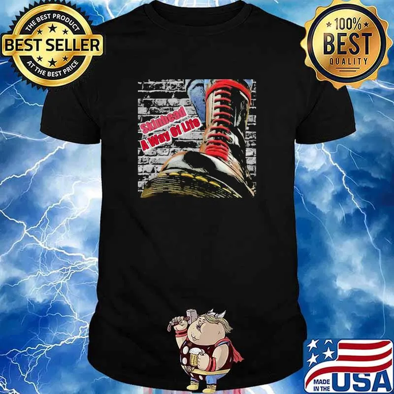 Skinhead a way of life shoe shirt