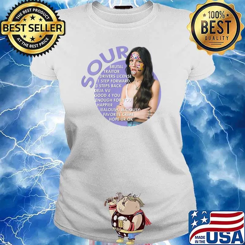 Sour Brutal Traitor Drivers License Shirt Ladies tee