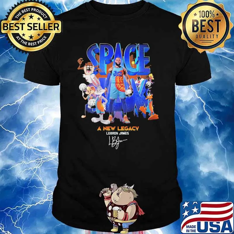 Space Jam A New Legacy lebron james signatures shirt