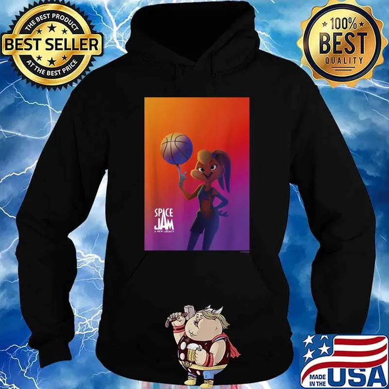 Space Jam A New Legacy Lola With Basketball Poster T-Shirt Hoodie