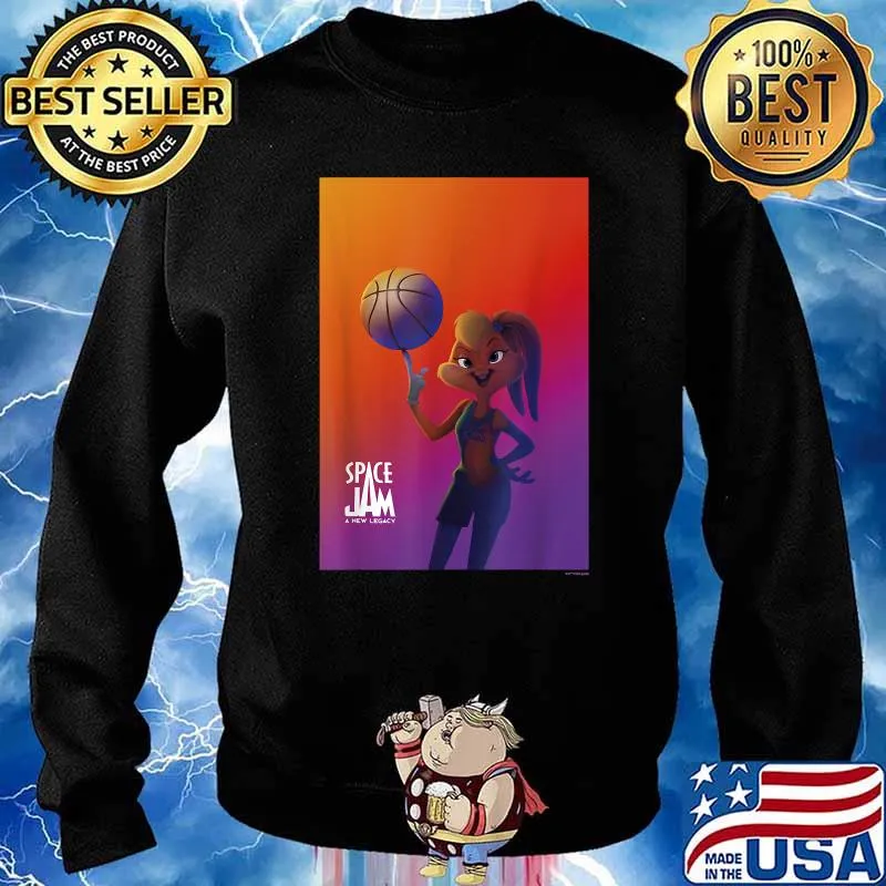 Space Jam A New Legacy Lola With Basketball Poster T-Shirt Sweater