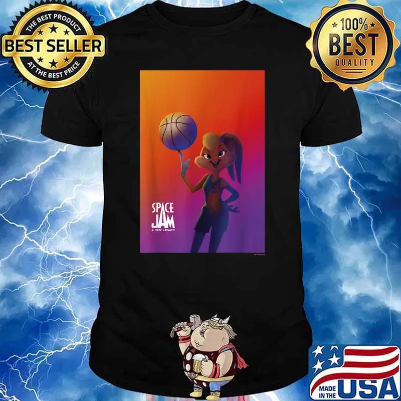 Space Jam A New Legacy Lola With Basketball Poster T-Shirt
