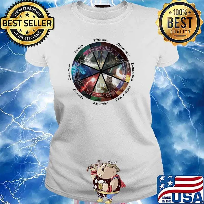 Spectral Magic Divination Nettromancy Legend Shirt Ladies tee