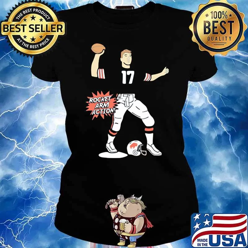 Starter in the Lineup Rocket Arm Action Baseball Shirt Ladies tee