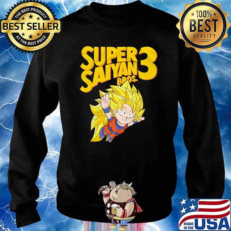 Super Saiyan 3 Bros Dragon Ball Shirt Sweater