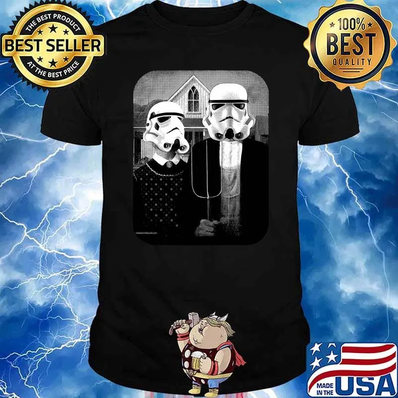 SW American gothic Star War Shirt