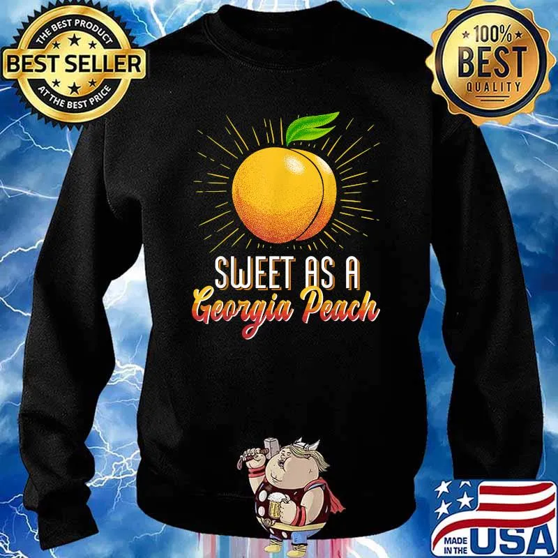 Sweet Georgia Peach Summer Fruits T-Shirt Sweater