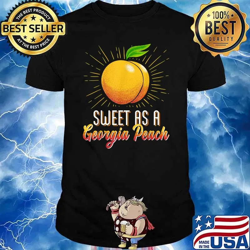 Sweet Georgia Peach Summer Fruits T-Shirt