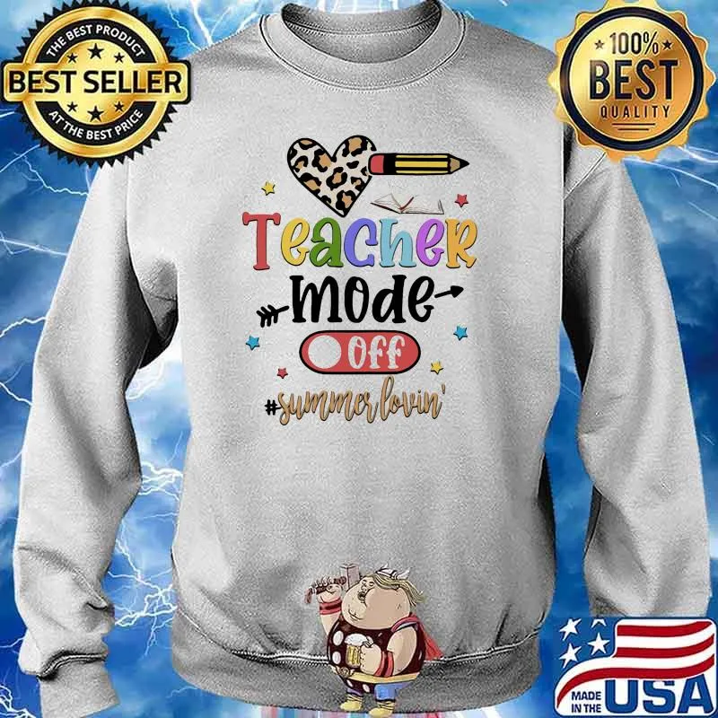 Teacher mode off summer lovin leopard s Sweater