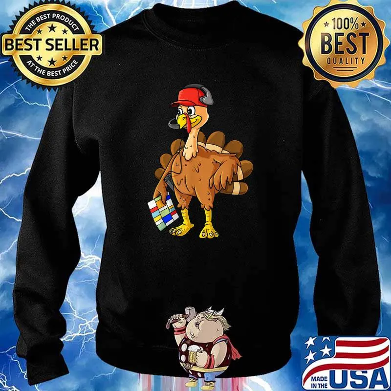 Thanksgiving Turkey Football Coach T-Shirt Sweater