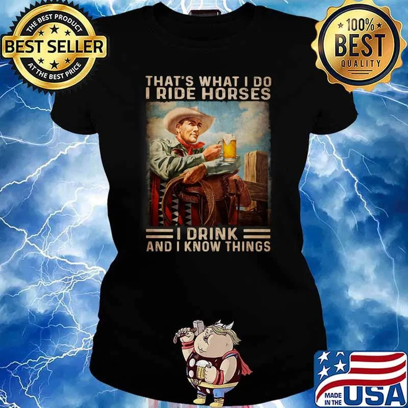 Thats what i do i design for life i drink and i know things beer Ladies tee
