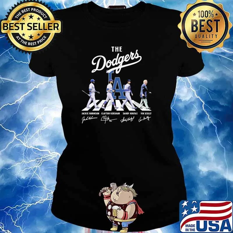 The Dodgers LA Baseball Team Shirt Ladies tee