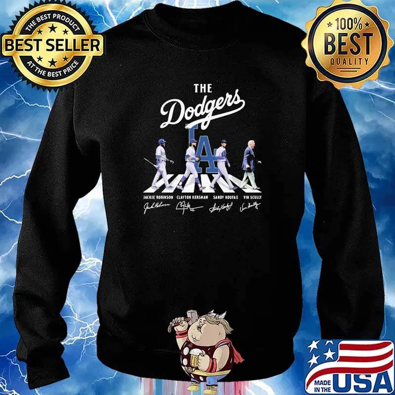 The Dodgers LA Baseball Team Shirt Sweater
