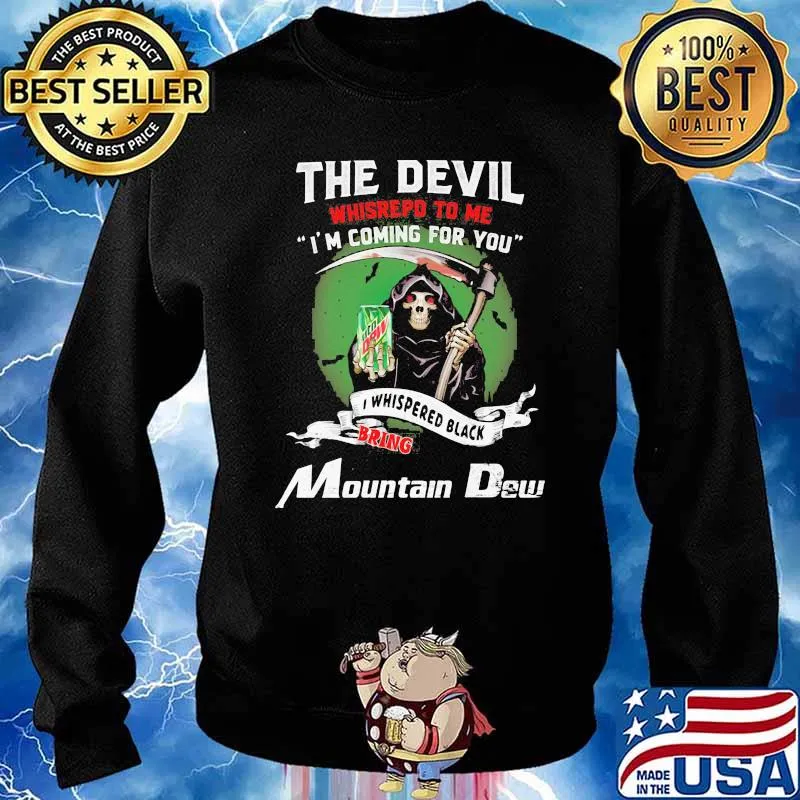 The evil whisrepd To Me I'm Coming For You I Whispered Black Mountain New Light Skull Shirt Sweater