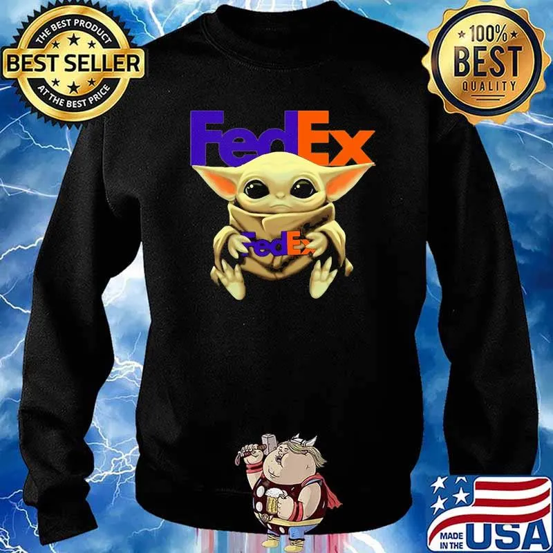 The Fedex Baby Yoda Star War Sweater