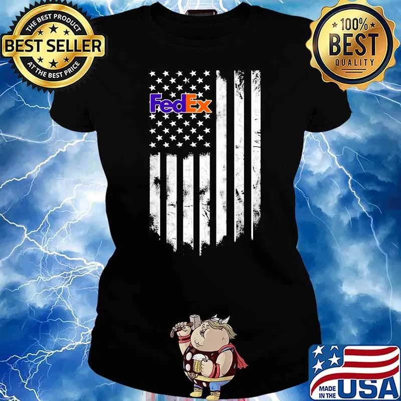 The Fedex Flag Shirt Ladies tee
