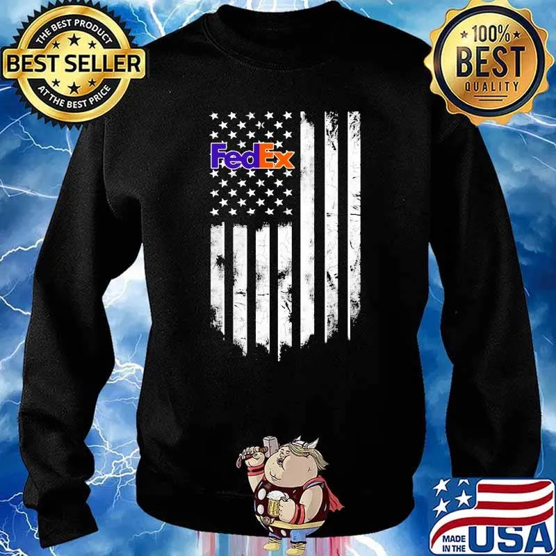The Fedex Flag Shirt Sweater