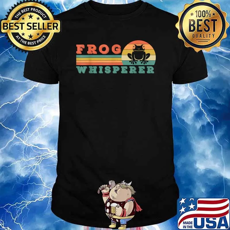 The Frog Whisperer Frog Lover Amphibian Pet Animal Vintage T-Shirt